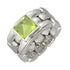 Ring 18K White Gold With Peridot