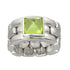 Ring 18K White Gold With Peridot