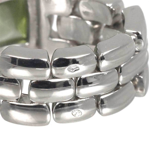Ring 18K White Gold With Peridot