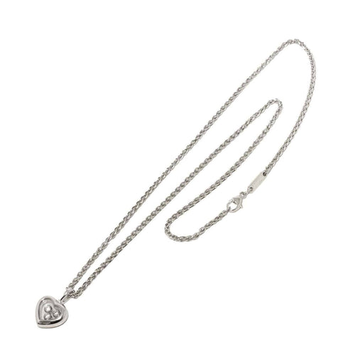 Pendant Necklace 18K White Gold