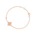 Exotic Bracelet 18K Rose Gold with Pink Mother of Pearl and Diamond