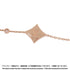Exotic Bracelet 18K Rose Gold with Pink Mother of Pearl and Diamond