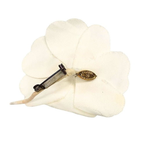 Camellia Brooch White