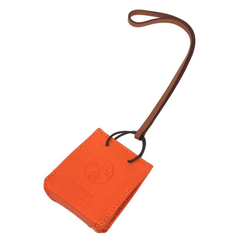 Charm Agneau Milo Feu Orange Handbag Charm