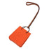 Charm Agneau Milo Feu Orange Handbag Charm