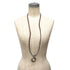 Lanieres Pendant Necklace Box Calf Leather Rouge H
