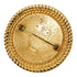 Round Brooch Gold
