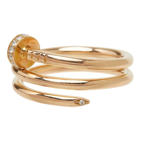 Juste un Clou Ring 18K Rose Gold with Diamond