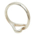 Open Heart Ring Sterling Silver 16.5mm