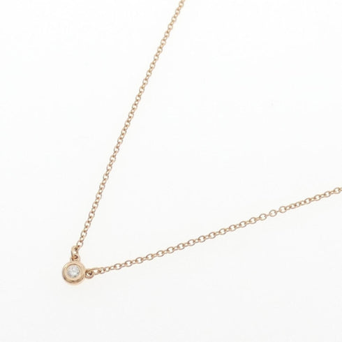 Elsa Peretti Diamonds By The Yard Pendant Necklace 18K Rose Gold