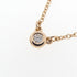 Elsa Peretti Diamonds By The Yard Pendant Necklace 18K Rose Gold