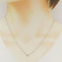 Elsa Peretti Diamonds By The Yard Pendant Necklace 18K Rose Gold