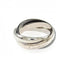 Trinity Ring 18K White Gold and Ceramic