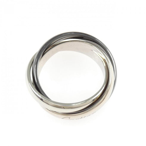 Trinity Ring 18K White Gold and Ceramic