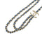 Pendant Necklace Blue and Gold
