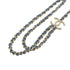 Pendant Necklace Blue and Gold