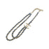 Pendant Necklace Blue and Gold