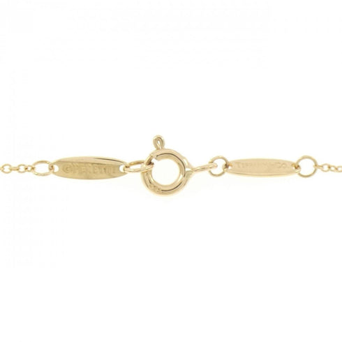 Elsa Peretti Diamonds By The Yard Pendant Necklace 18K Yellow Gold