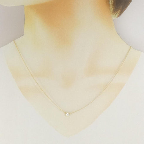 Elsa Peretti Diamonds By The Yard Pendant Necklace 18K Yellow Gold