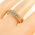 Vendome Louis Cartier Band Ring 18K Tricolor Gold