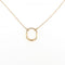 Lock Pendant Necklace 18K Rose Gold