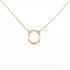 Lock Pendant Necklace 18K Rose Gold