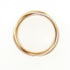 Vendome Louis Cartier Band Ring 18K Tricolor Gold