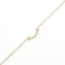 T Smile Mini Pendant Necklace 18K Rose Gold