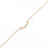 T Smile Mini Pendant Necklace 18K Rose Gold