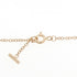 T Smile Mini Pendant Necklace 18K Rose Gold