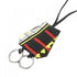 Pendant Necklace Swift Leather Black and Red