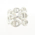 Chaine D'Ancre Enchainée Ring Sterling Silver