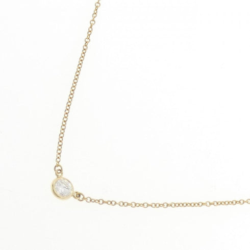 Elsa Peretti Diamonds By The Yard Pendant Necklace 18K Yellow Gold