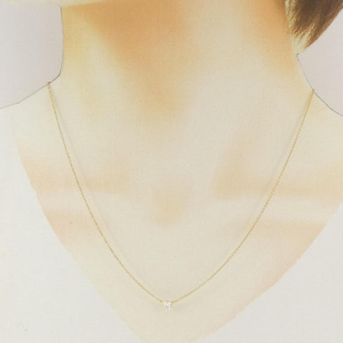 Elsa Peretti Diamonds By The Yard Pendant Necklace 18K Yellow Gold