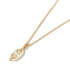 Maillon Pendant Necklace Green Mini