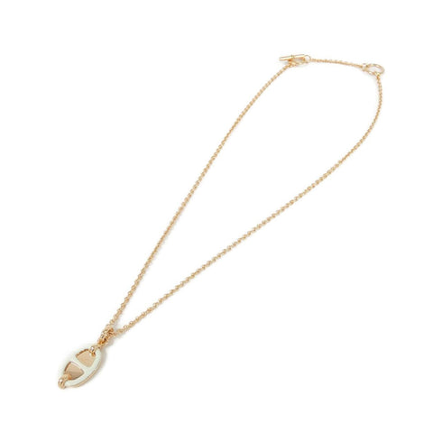 Maillon Pendant Necklace Green Mini