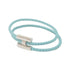Tourni Tresse Bracelet Swift Leather Blue Atoll