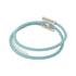 Tourni Tresse Bracelet Swift Leather Blue Atoll