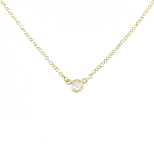 Elsa Peretti Diamonds By The Yard Pendant Necklace 18K Yellow Gold