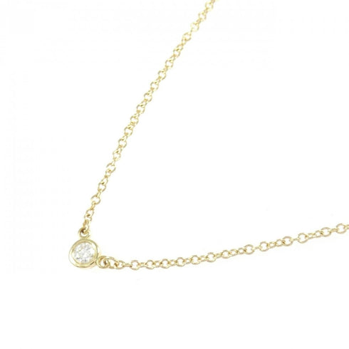 Elsa Peretti Diamonds By The Yard Pendant Necklace 18K Yellow Gold