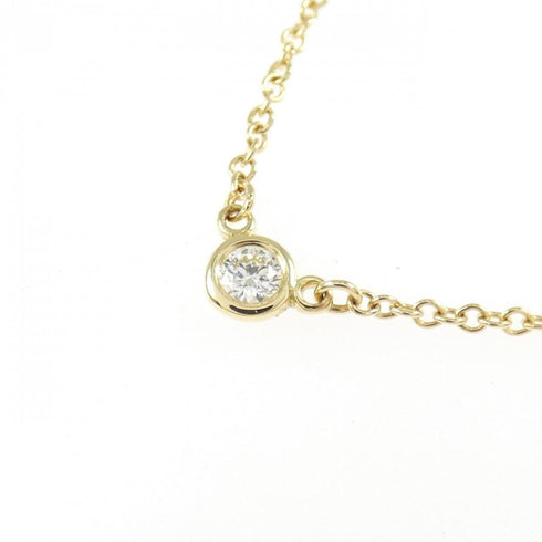 Elsa Peretti Diamonds By The Yard Pendant Necklace 18K Yellow Gold