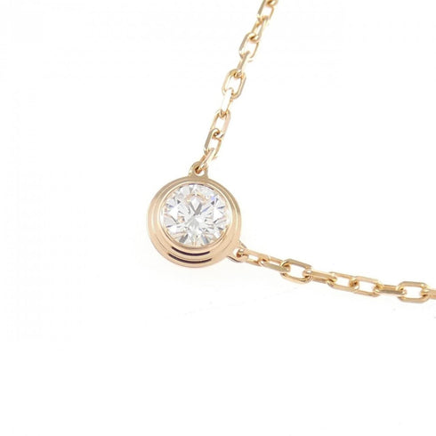 Damour Pendant Necklace 18K Rose Gold with Diamond