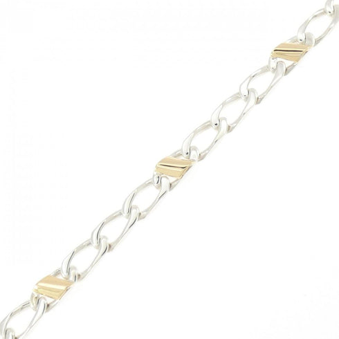 Bracelet Sterling Silver and 18K Yellow Gold