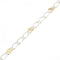 Bracelet Sterling Silver and 18K Yellow Gold