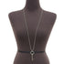 Oval Key Pendant Necklace Sterling Silver