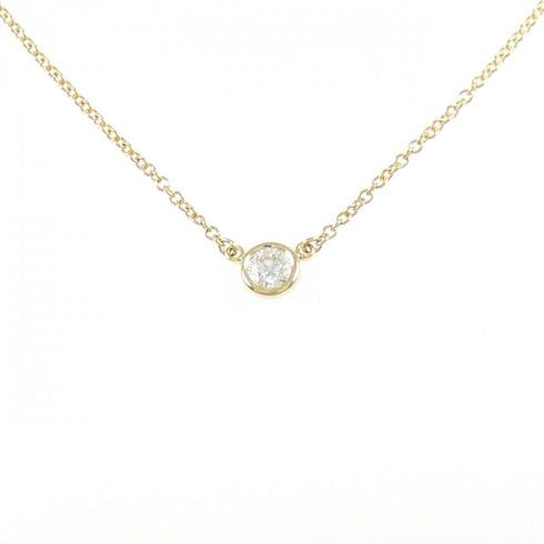Elsa Peretti Diamonds By The Yard Pendant Necklace 18K Yellow Gold