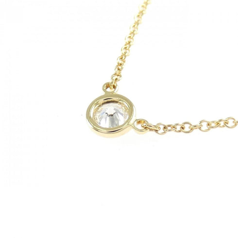 Elsa Peretti Diamonds By The Yard Pendant Necklace 18K Yellow Gold