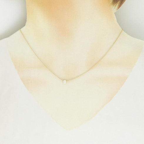 Elsa Peretti Diamonds By The Yard Pendant Necklace 18K Yellow Gold