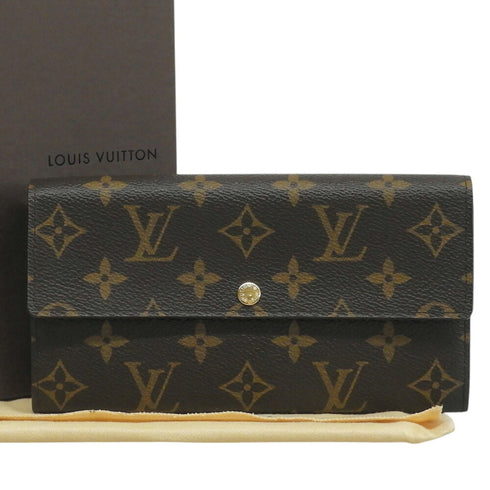 Sarah Wallet Monogram Canvas
