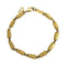 Vintage Leaf Bracelet Gold